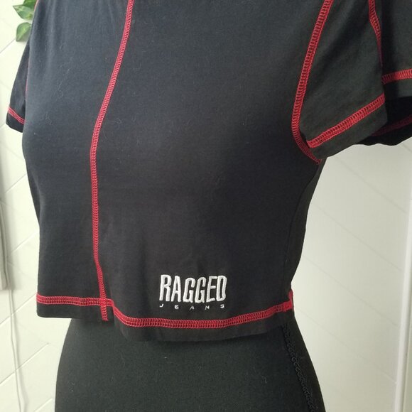 Ragged Priest Crop Top Red Line - Picture 2 of 4